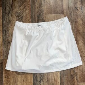 Nike Dri-FIT White Tennis Skort Built-In Shorts Athletic Skirt Women’s Size S